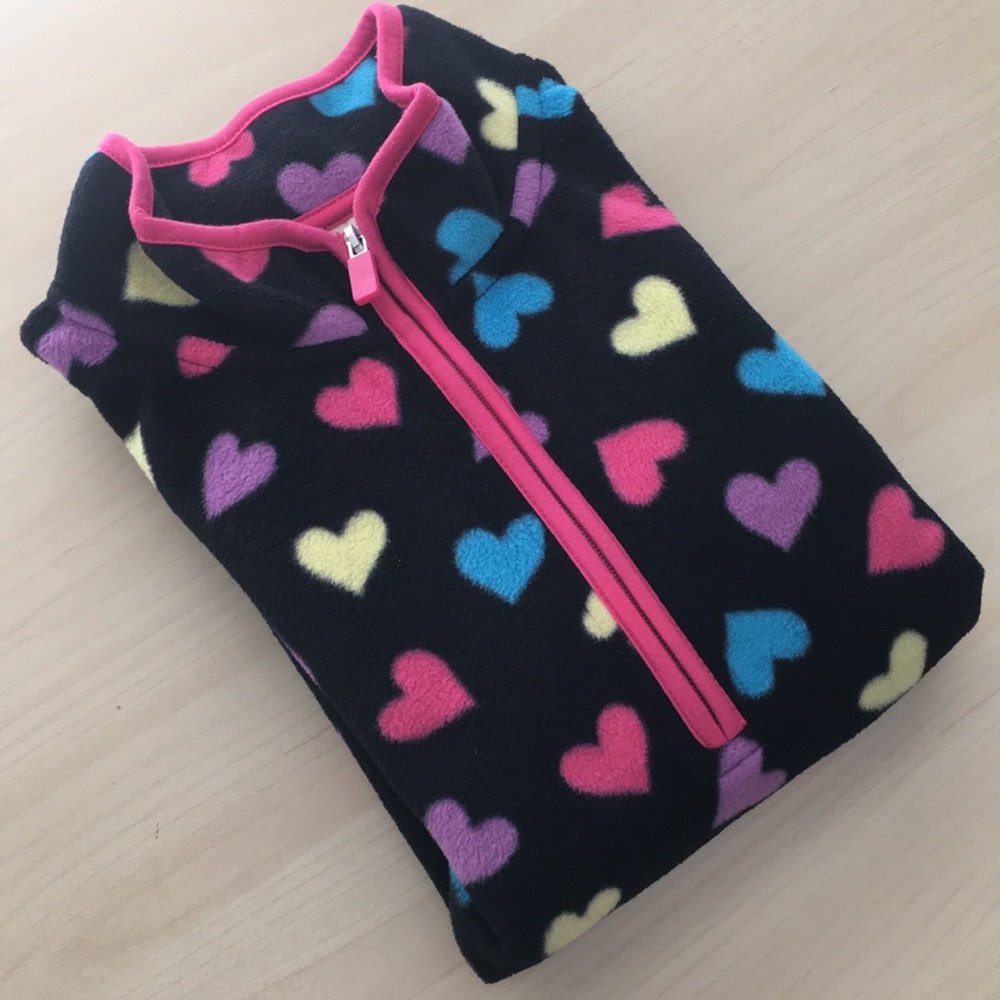 Girls Fleece Half-Zip Sweatshirt